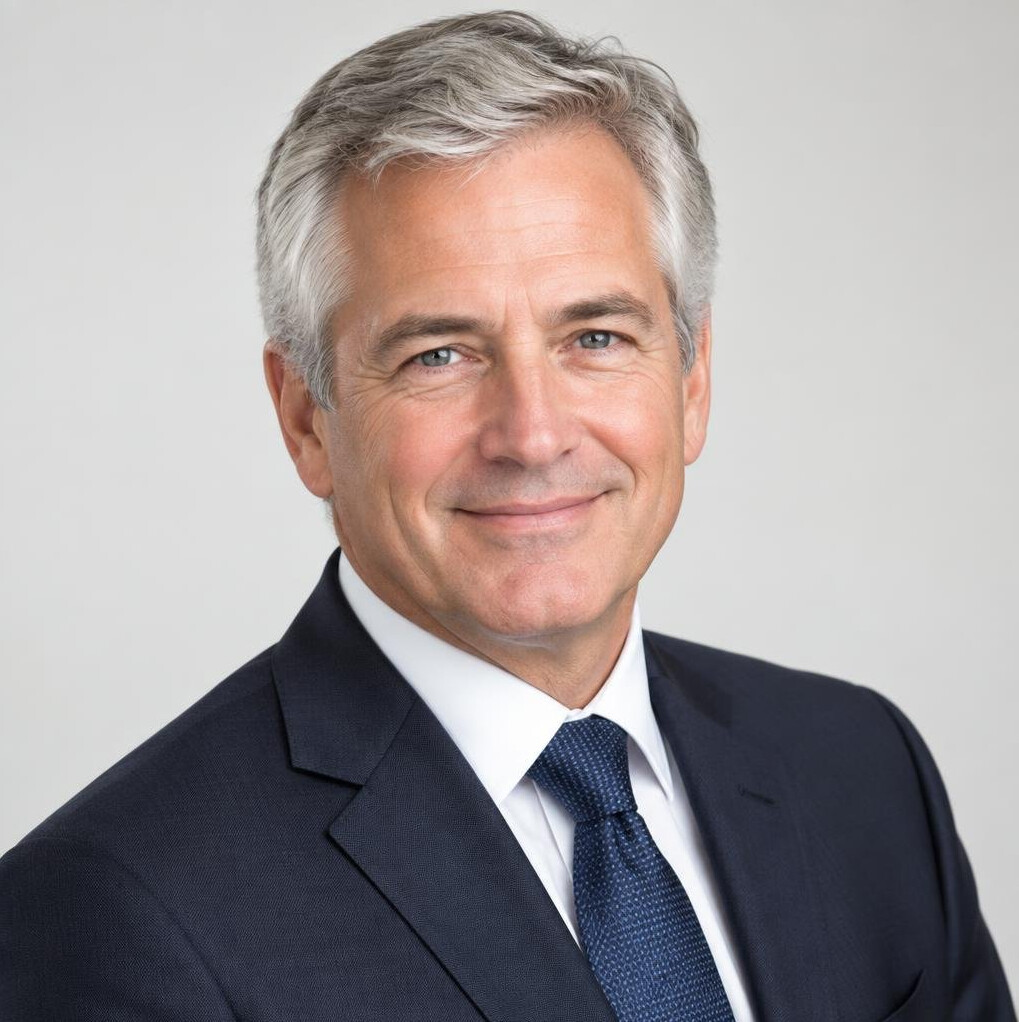 Portrait of a male faculty member in a suit