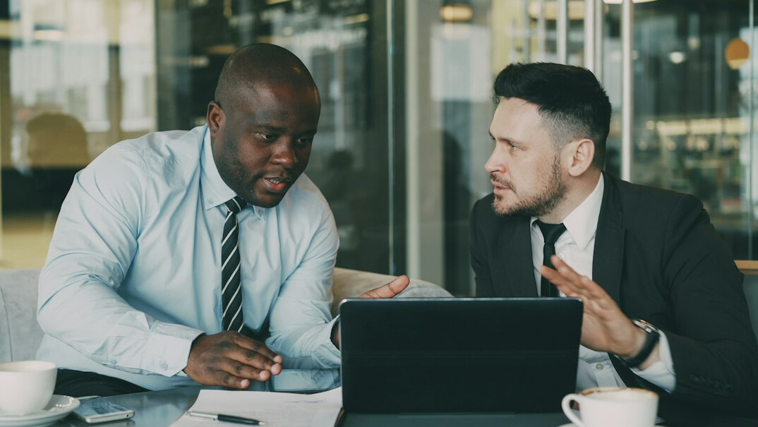 executive team discussing strategy